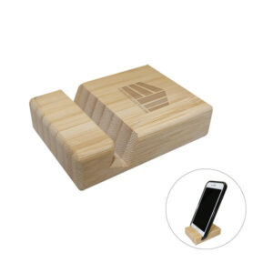 Bamboo Block Phone Stand (Q214522)