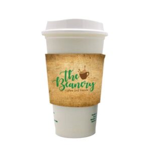 Full Color Reusable Coffee Cozy (Q229611)