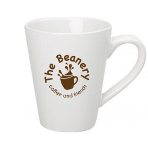 Cafe Mug  White (14 oz) (Q299235)
