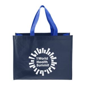 RPET Laminated Matte Non-Woven Shopper Tote (Q302422)