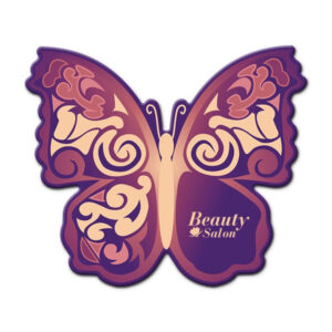 Full Color Butterfly Coaster (Q310322)