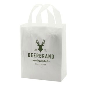 Frosted Soft Loop Handle Bags (8" x 4"x 10" x 4") (Q34455)