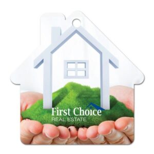 House Shaped Luggage Tag (Q359322)