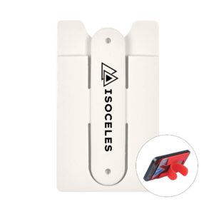 Silicone Phone Wallet Stand with Strong Adhesive (Q429311)