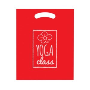 Fold Over Die Cut Plastic Bag (12" x 15" x 3") (Q465676)