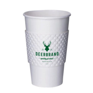 2" x 3.5" White Java Jacket Insulated Beverage Wraps (Q509611)