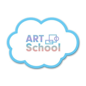 Full Color Cloud Coaster (Q510322)