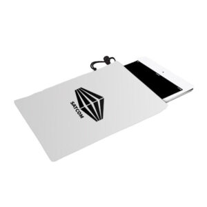 12" x 8.5" Synthetix™ Drawstring Tablet Bag (Q518722)