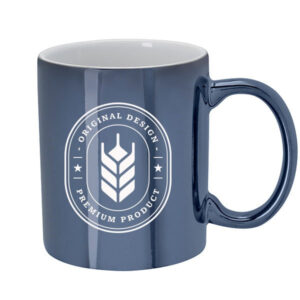 12 Oz Iridescent Ceramic Mugs (Q571911)