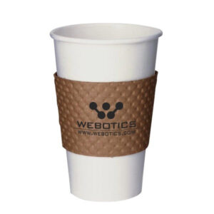 2" x 3.5" Brown Kraft Java Jacket Insulated Beverage Wraps (Q609611)