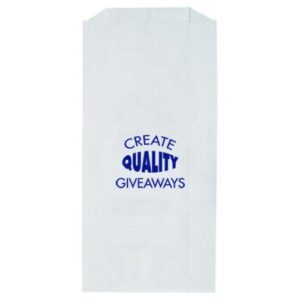 White Prescription Bag  (5" x 2" x 10") (Q6448)