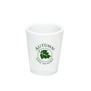 White Ceramic Photo Shot Glasses (1.50 oz.) (Q683511)