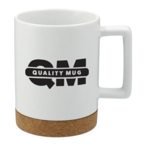 Bates 15 Oz. Ceramic Mug With Cork Base (Q824422)