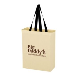 Natural Cotton Canvas Grocery Tote Bags (Q872711)