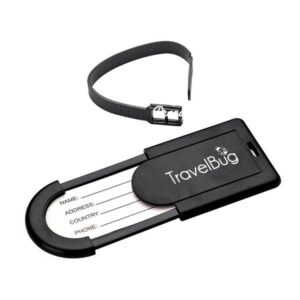 Plastic Luggage Tag with Slide Out Address Card (Q884311)