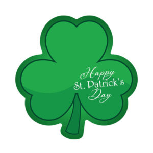 Full Color Shamrock Coaster (Q899322)