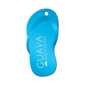 Blue Flip Flop Shaped Luggage Tag (Q979322)