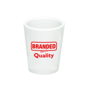 White Ceramic Shot Glasses (1.75 oz.) (Q983511)