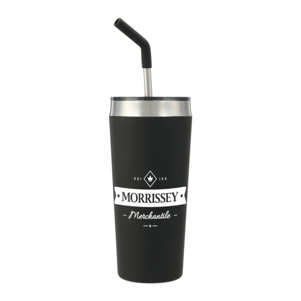 Faye 20oz Vacuum Tumbler w/ SS Straw - Image 2