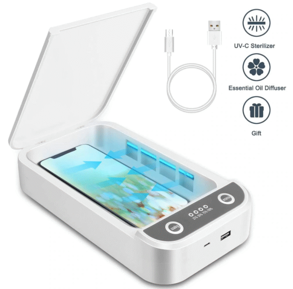 5V UV Light Sterilizer Box | Jewelry Phones Cleaner Personal Sanitizer Disinfection Cabinet with Aromatherapy Diffuser - Image 4