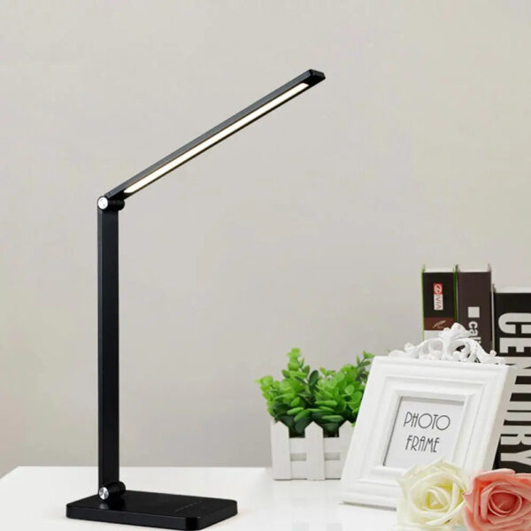 LED Eye Protection Reading Desk Lamp, USB Foldable Creative Desk Lamp with Wireless Charging - Image 4