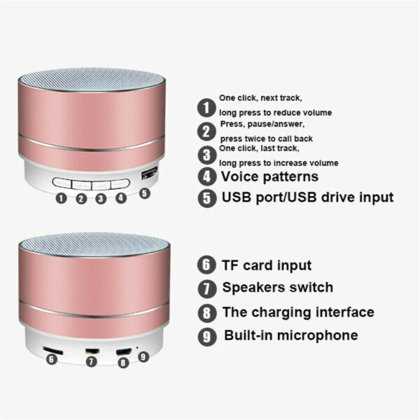Bluetooth Speakers Portable Wireless Speaker Music Stereo Handsfree Rechargeable - Image 6