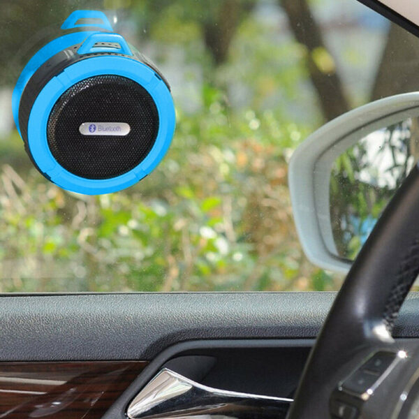 Portable Waterproof Wireless Mini Bluetooth Music Speaker (Black) - Image 6
