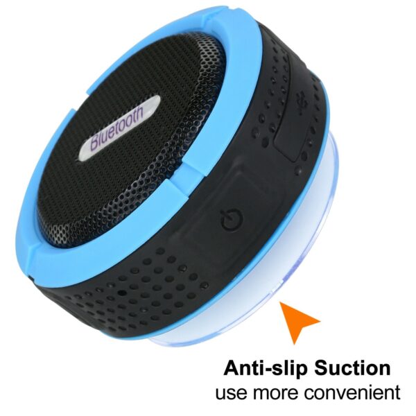Portable Waterproof Wireless Mini Bluetooth Music Speaker (Black) - Image 7