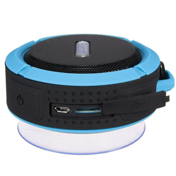 Portable Waterproof Wireless Mini Bluetooth Music Speaker (Black) - Image 10