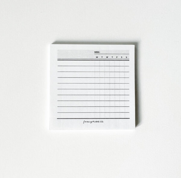Blank Tracker Sticky Notes | 3 x 3in.