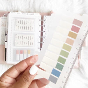 1 Set Transparent Square Colored Sticky Flag