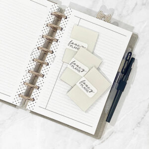 2 x 3 Transparent Sticky Notes