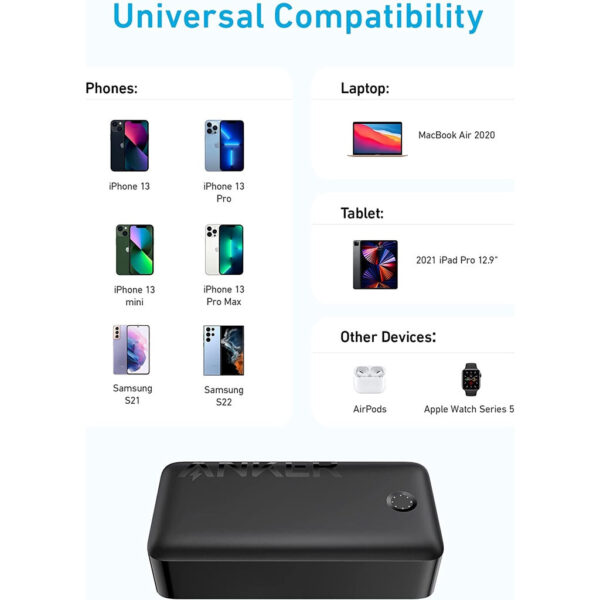 Anker 533 A1256 (PowerCore 30W) / 347 A1377 (PowerCore 40K) Power Bank - Image 5