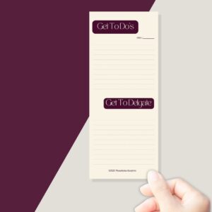 The "Done & Delegated" Notepad